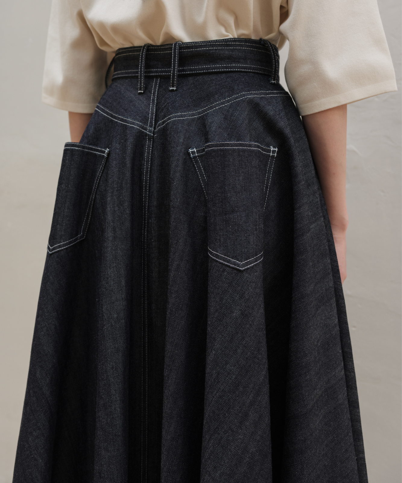≪通常販売≫super flare denim skirt（スーパーフレアデニムスカート）