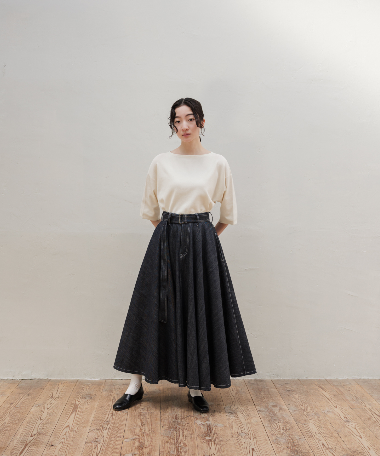 ≪通常販売≫super flare denim skirt(スーパーフレアデニムスカート ≪通常販売≫super flare denim skirt(スーパーフレアデニムスカート