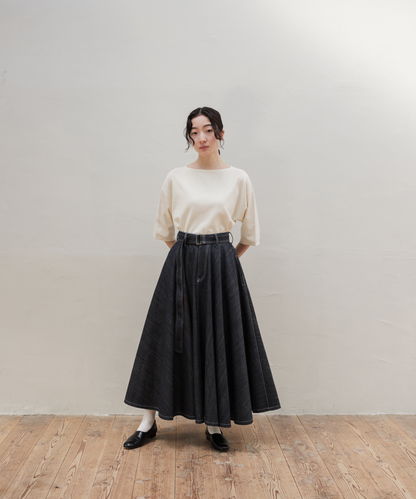 ≪通常販売≫super flare denim skirt（スーパーフレアデニムスカート）