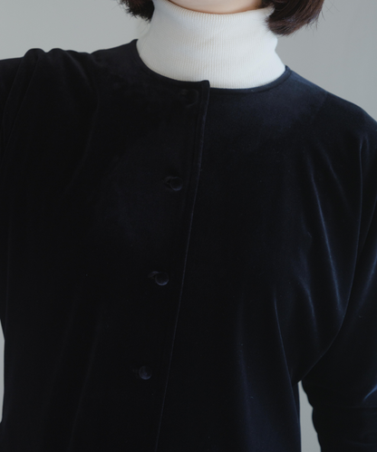 ≪通常販売≫【THE DRESS #25】velour button blouse（ベロアボタンブラウス）≪2025年9月29日15:00販売開始≫