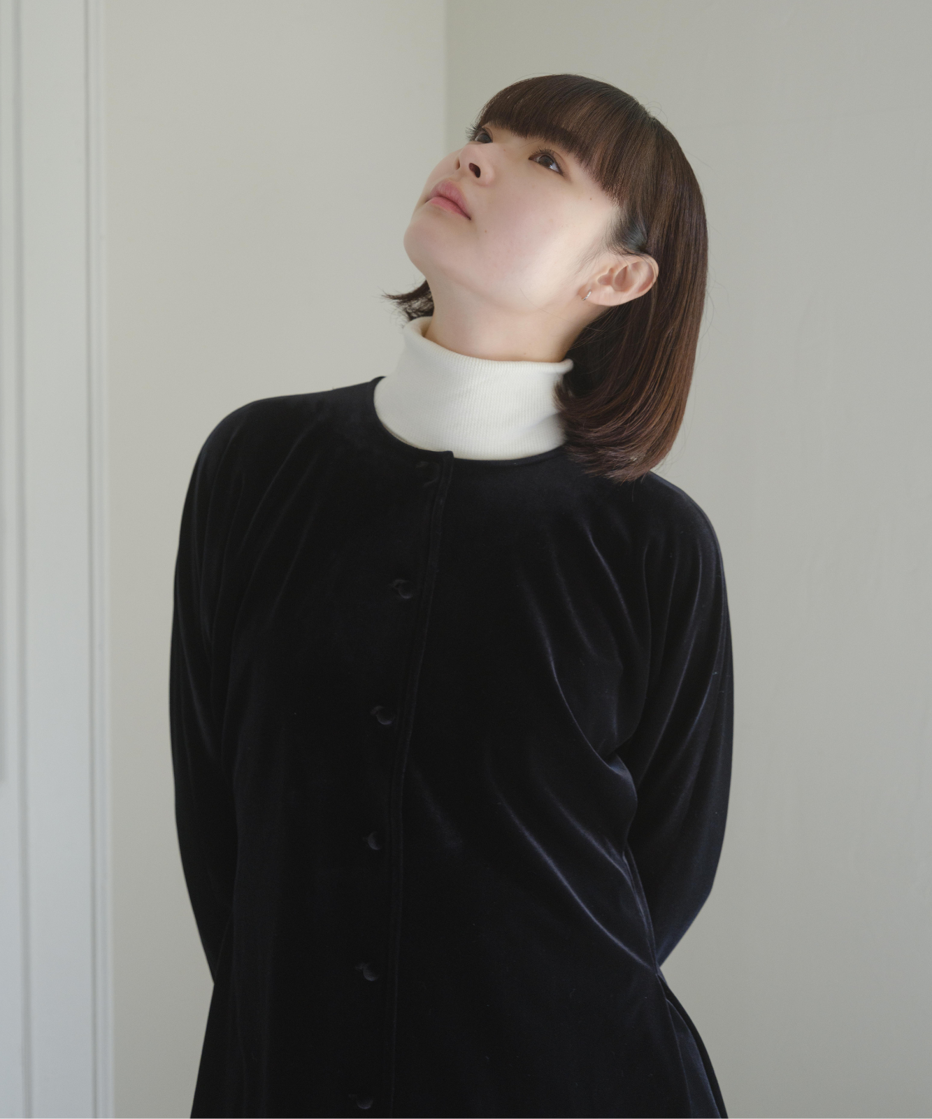 ≪通常販売≫【THE DRESS #25】velour button blouse（ベロアボタンブラウス）≪2025年9月29日15:00販売開始≫
