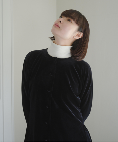 ≪通常販売≫【THE DRESS #25】velour button blouse（ベロアボタンブラウス）≪2025年9月29日15:00販売開始≫