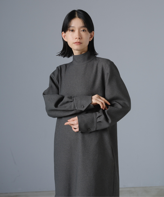foufou プリミティブシャツカラーワンピース Sサイズ ≪通常販売≫primitive open collar classic one piece