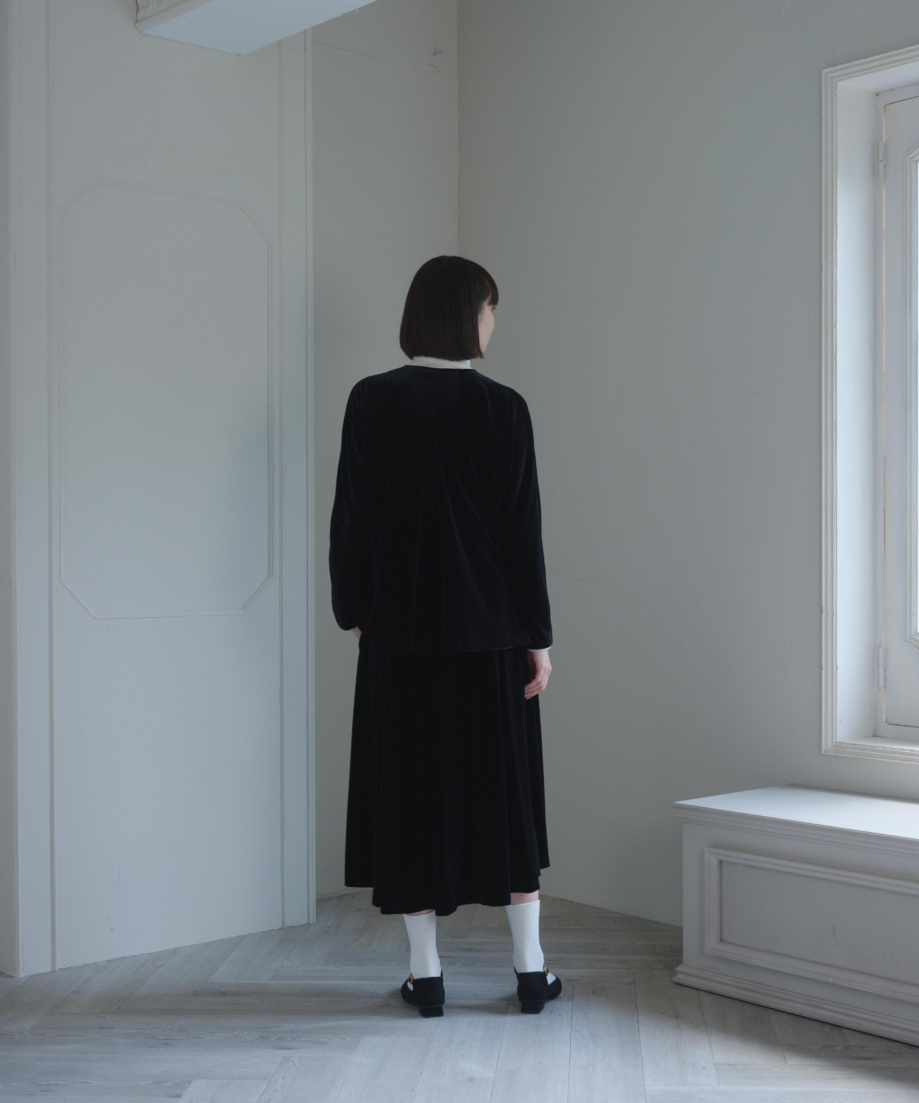 ≪通常販売≫【THE DRESS #25】velour flare skirt（ベロアフレアスカート）≪2025年9月29日15:00販売開始≫