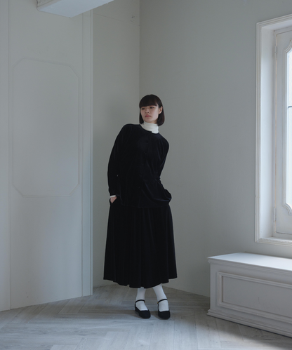 ≪通常販売≫【THE DRESS #25】velour flare skirt（ベロアフレアスカート）≪2025年9月29日15:00販売開始≫