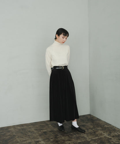 ≪予約販売≫【THE DRESS #25】velour flare skirt（ベロアフレアスカート）≪2023年9月1日15:00販売開始≫≪2023年11月下旬発送予定≫