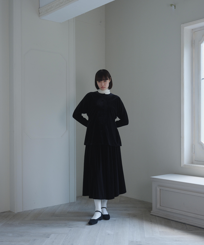 ≪通常販売≫【THE DRESS #25】velour flare skirt（ベロアフレアスカート）≪2025年9月29日15:00販売開始≫