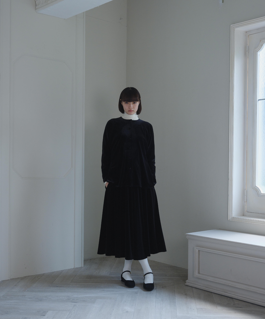 ≪通常販売≫【THE DRESS #25】velour flare skirt（ベロアフレアスカート）≪2025年9月29日15:00販売開始≫