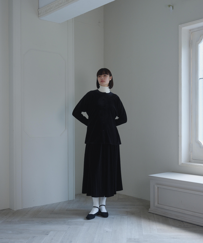 ≪通常販売≫【THE DRESS #25】velour flare skirt（ベロアフレアスカート）≪2025年9月29日15:00販売開始≫