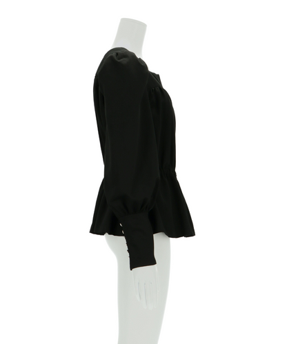 ≪在庫販売≫【THE DRESS #27】 squareneck puff sleeve blouse（スクエアネックパフスリーブブラウス）
