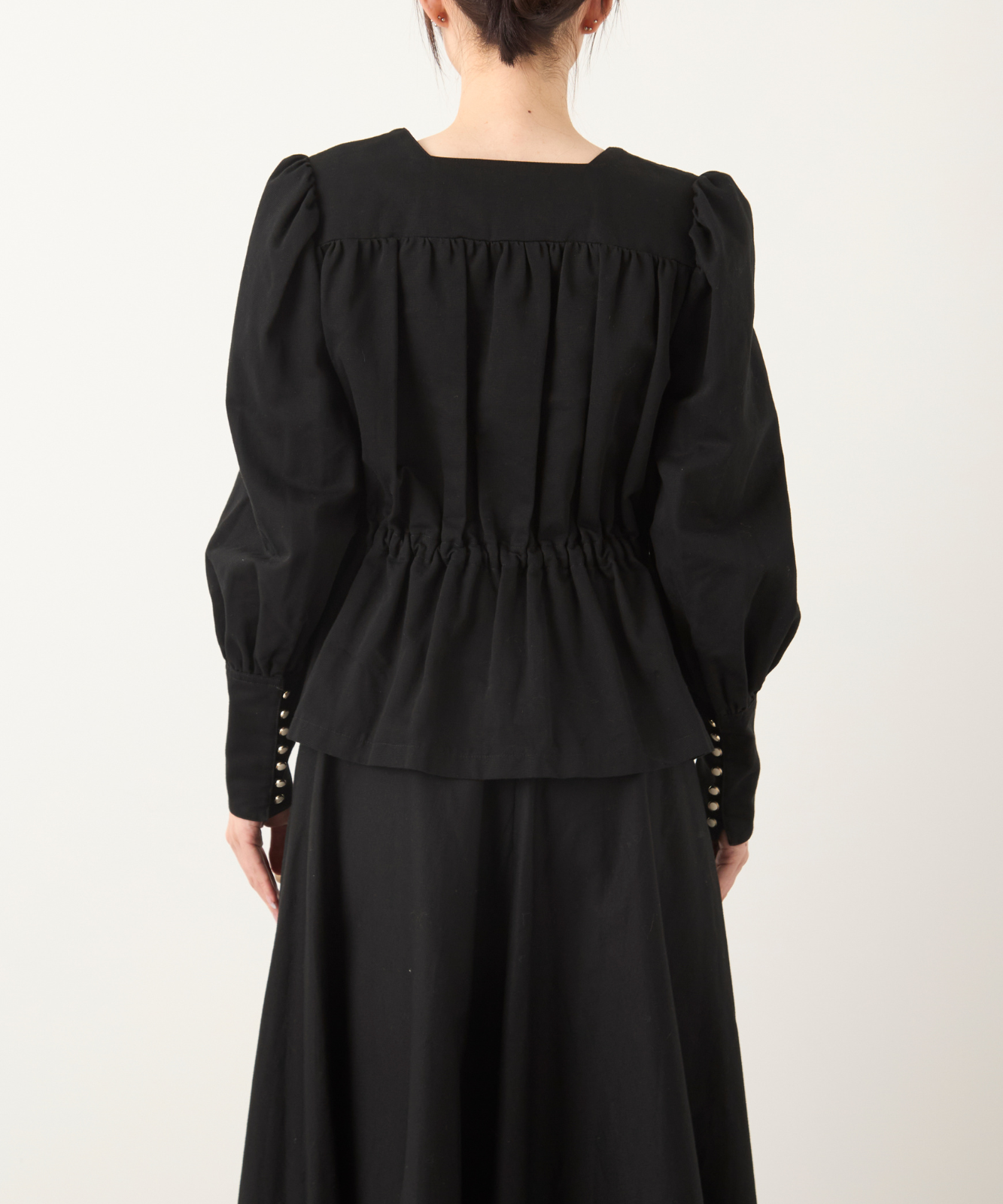 foufou squareneck puff sleeve blouse 新品 ≪通常販売≫【THE DRESS #27】squareneck puff sleeve blouse