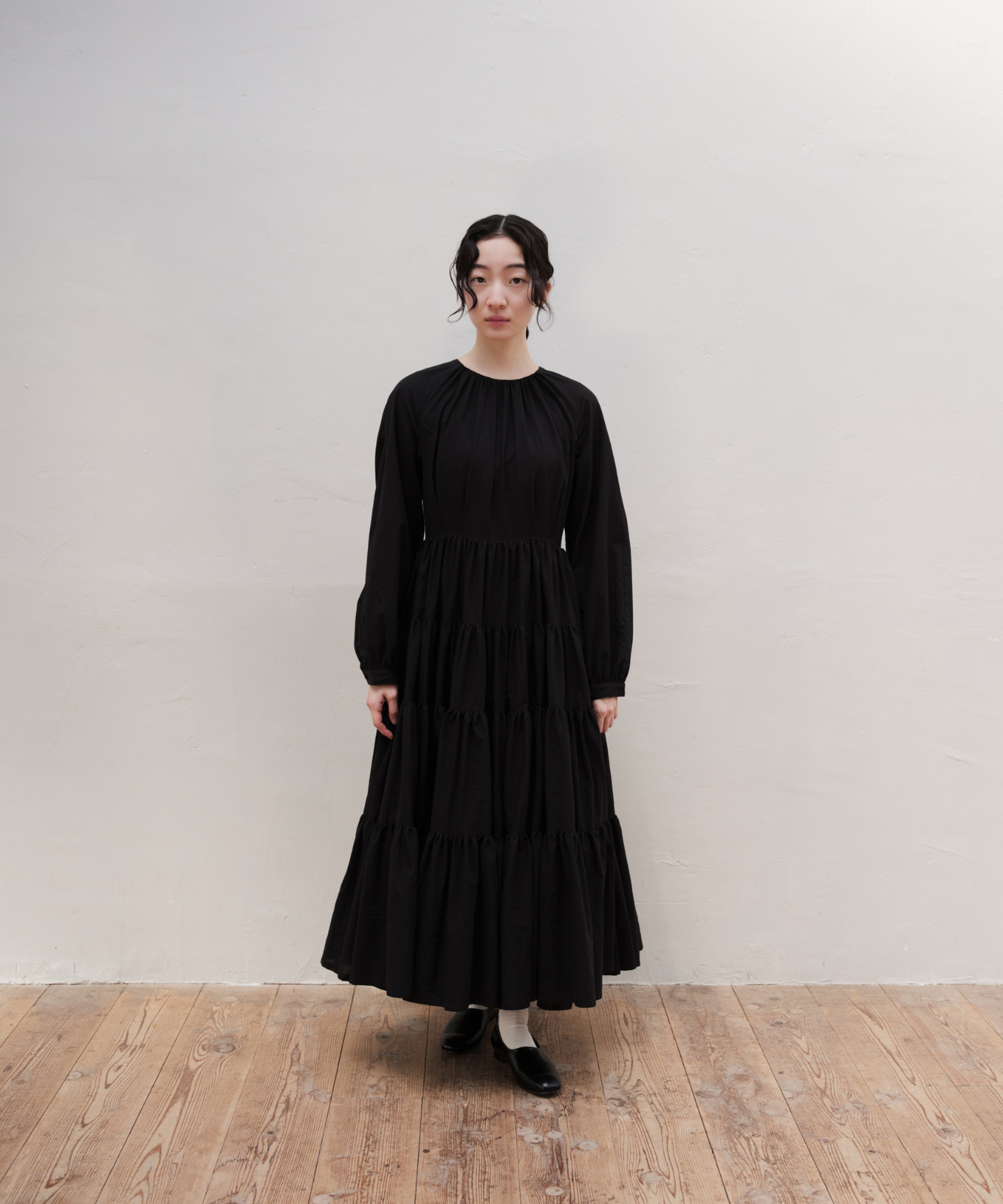 ≪通常販売≫【THE DRESS #29】raglan sleeve tiered dress （ラグランスリーブティアードドレス）≪2026年03月11日12:00販売開始≫