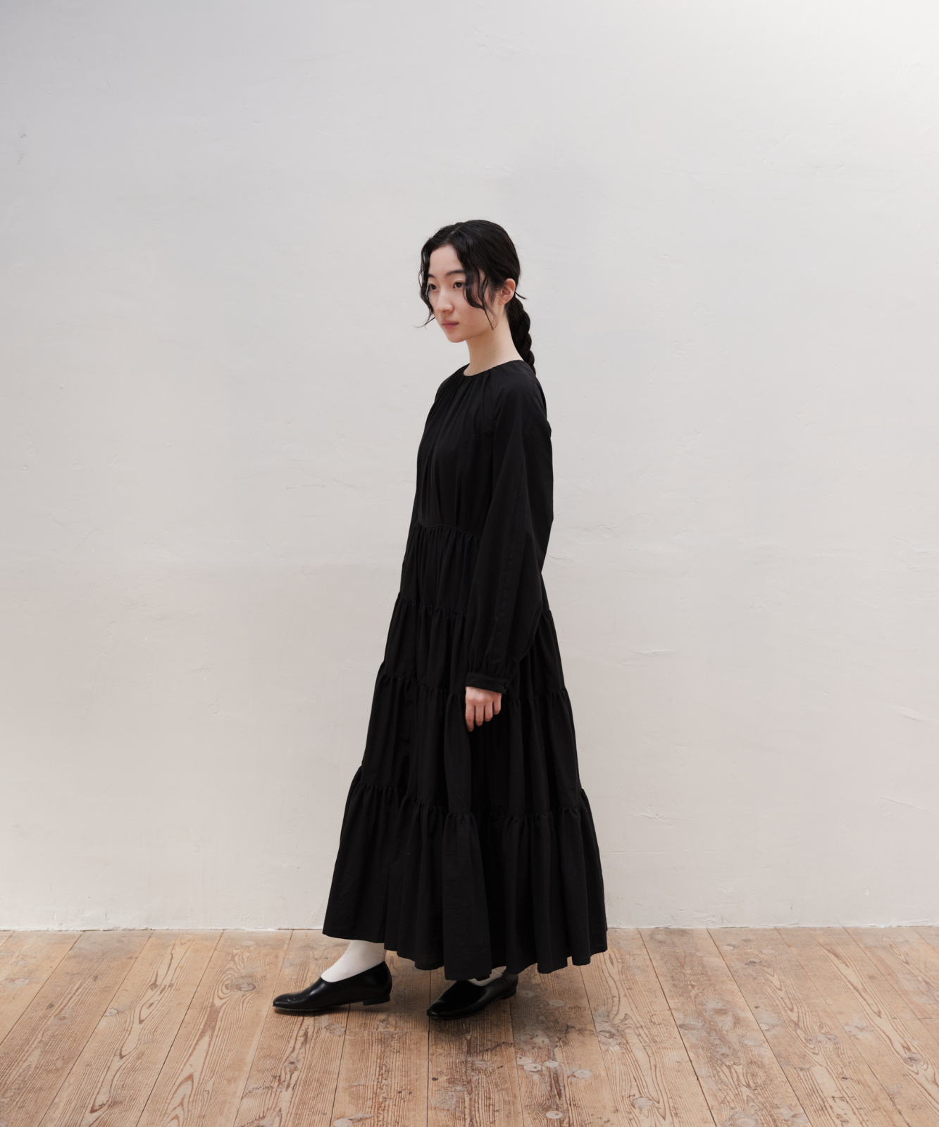 ≪通常販売≫【THE DRESS #29】raglan sleeve tiered dress （ラグランスリーブティアードドレス）≪2026年03月11日12:00販売開始≫