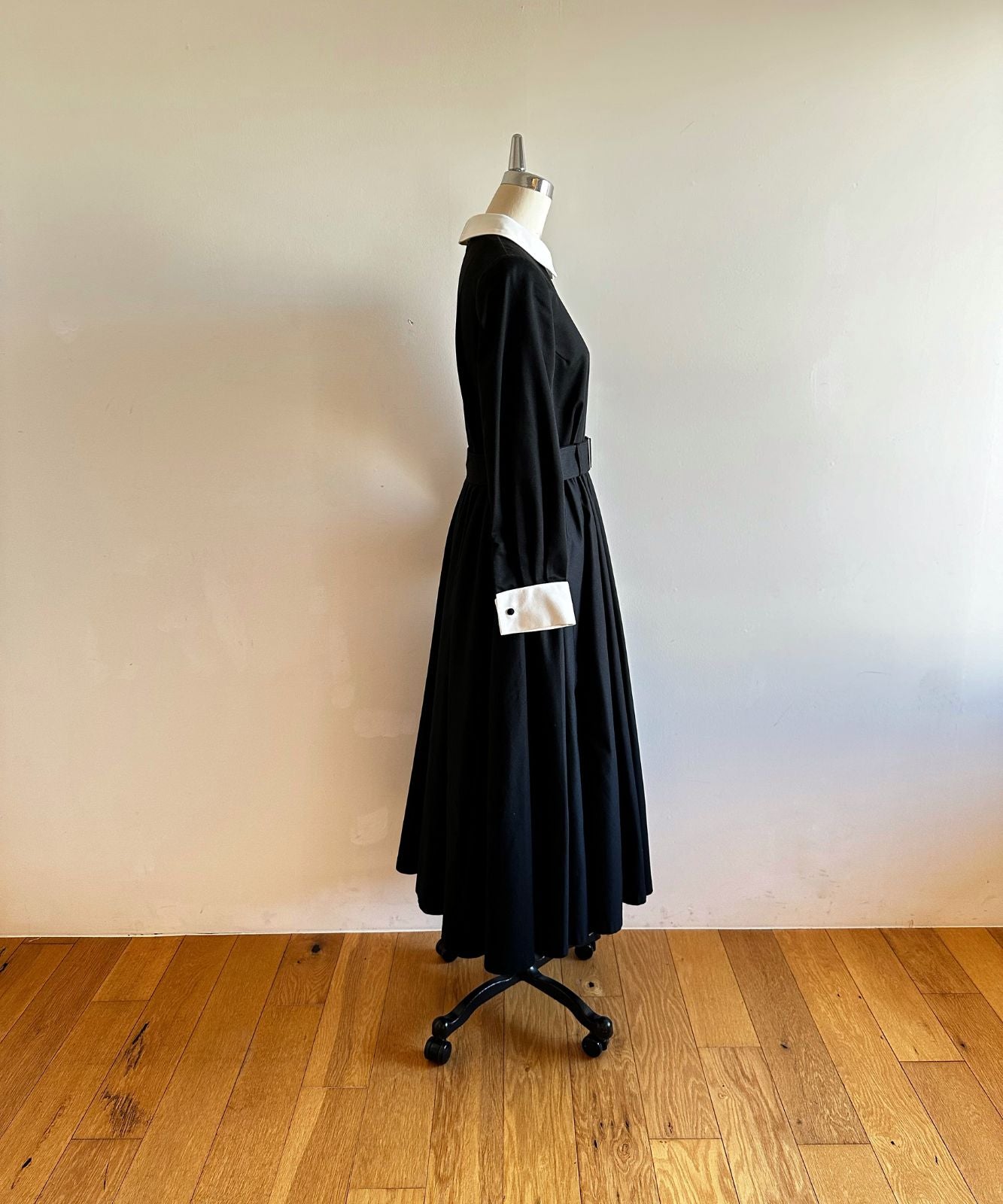 格安最新品foufou THE DRESS #32 ダブルカフスバイカラー ワンピース ワンピース