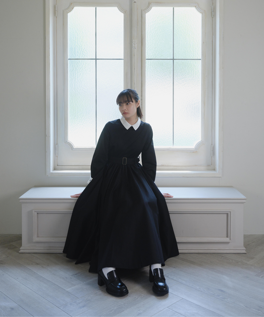 ≪通常販売≫【THE DRESS #32】double cuffs bicolor one piece（ダブルカフスバイカラーワンピース）≪2025年10月7日12:00販売開始≫