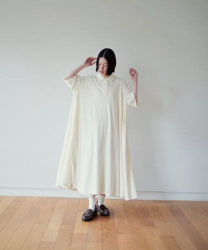 ≪通常販売≫polo collar pile one piece（ポロカラーパイルワンピース）≪2026年6月5日12:00販売開始≫