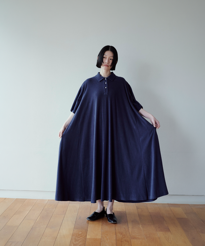≪通常販売≫polo collar pile one piece（ポロカラーパイルワンピース）≪2026年6月5日12:00販売開始≫