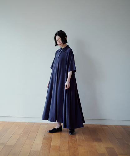 ≪通常販売≫polo collar pile one piece（ポロカラーパイルワンピース）≪2026年6月5日12:00販売開始≫