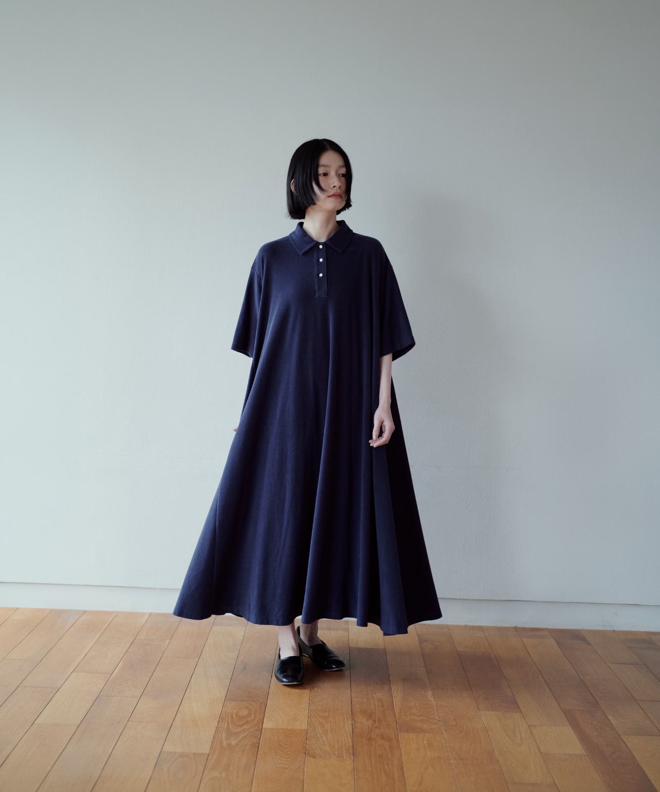 ≪通常販売≫polo collar pile one piece（ポロカラーパイルワンピース）≪2026年6月5日12:00販売開始≫