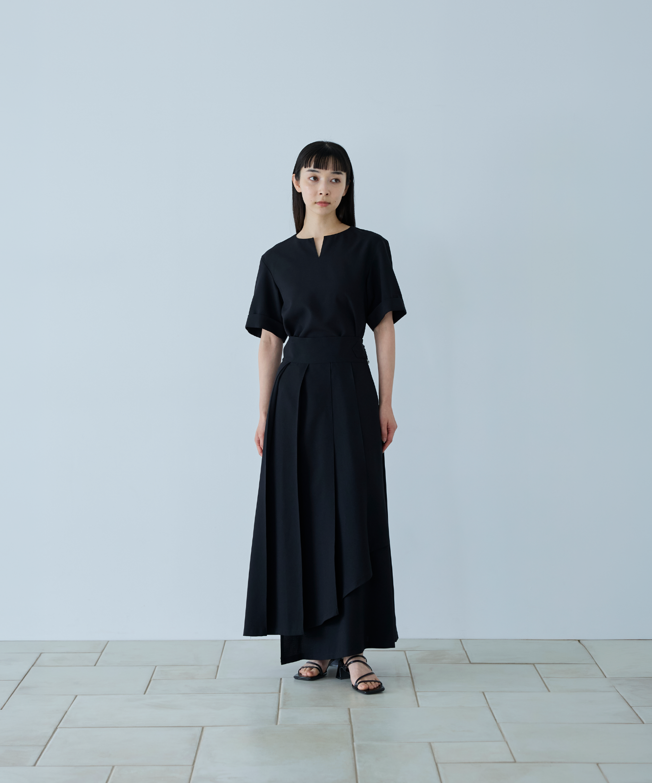 ≪通常販売≫【THE DRESS #08】tender tuck skirt（テンダータックスカート）