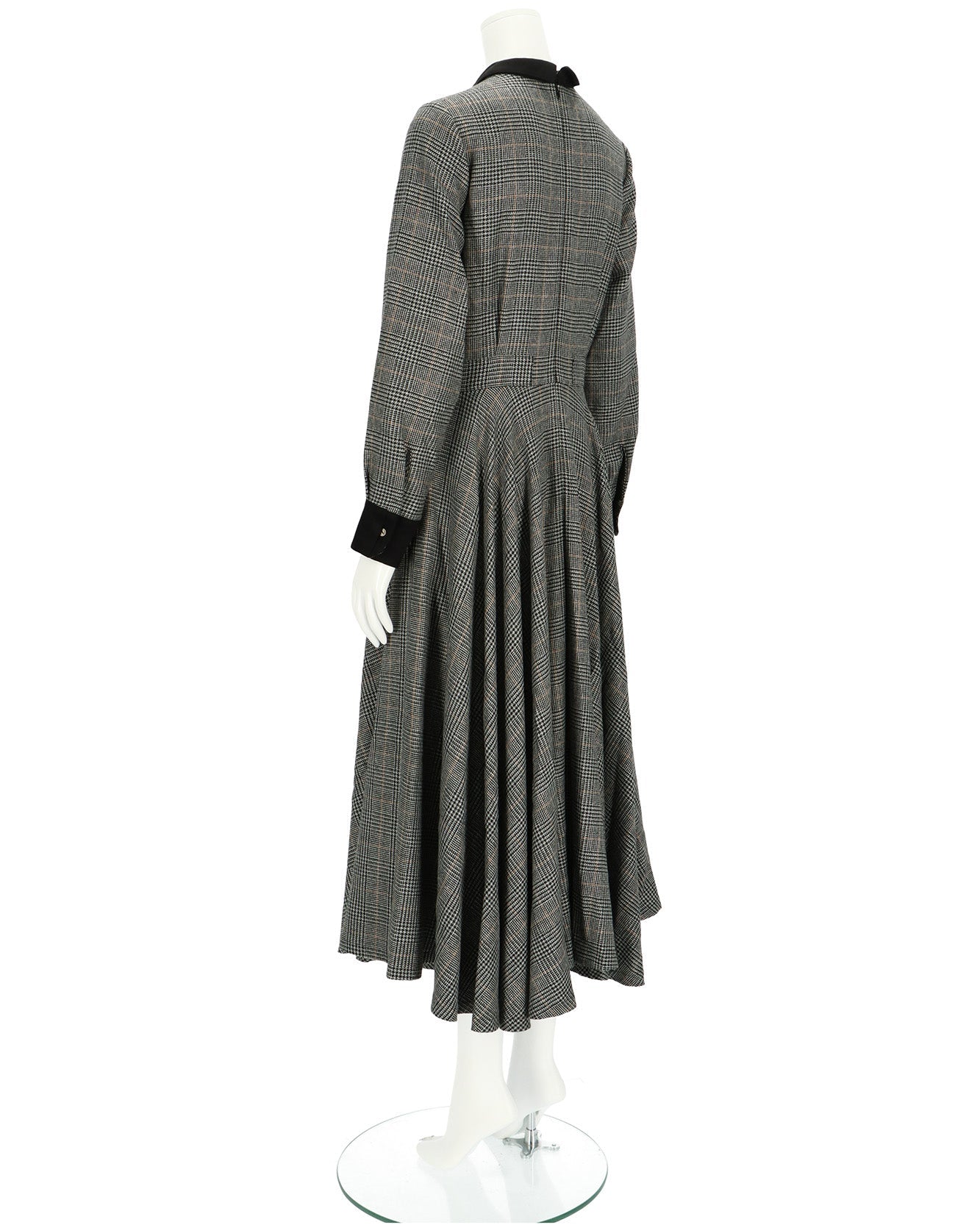 ≪在庫販売≫glen check bi-color one piece（グレンチェックバイカラーワンピース）≪2023年10月4日15:00販売開始≫