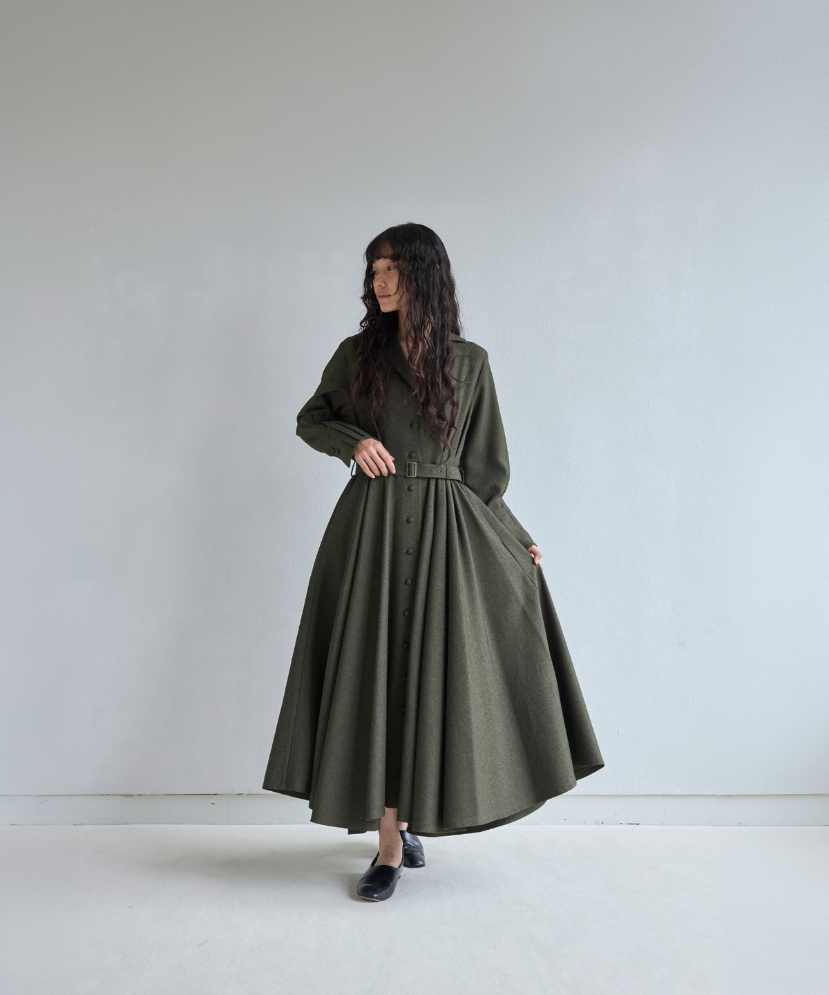 the phos open color onepiece 26SS ワンピース プリミティブオープンカラークラシックワンピース｜primitive open