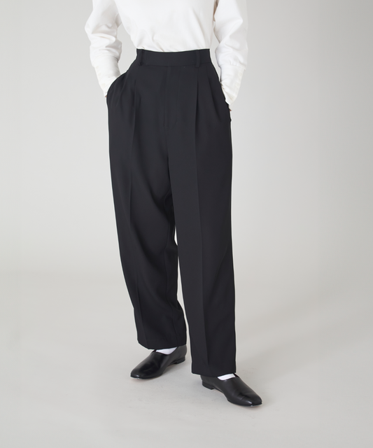 ≪在庫販売≫toro tuck slacks（トロタックスラックス）- ブラック - ≪2024年4月17日15:00販売開始≫