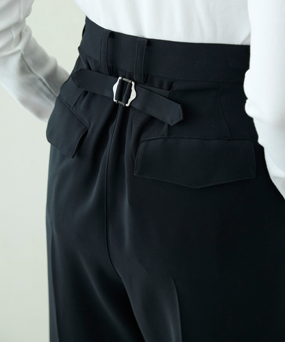 ≪通常販売≫toro tuck slacks（トロタックスラックス）- ネイビー -