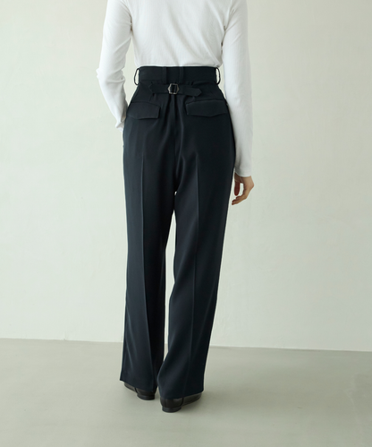 ≪通常販売≫toro tuck slacks（トロタックスラックス）- ネイビー -