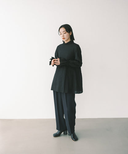 ≪在庫販売≫organdy ripple long blouse（オーガンジーリップルロングブラウス）≪2023年8月1日19:00販売開始≫