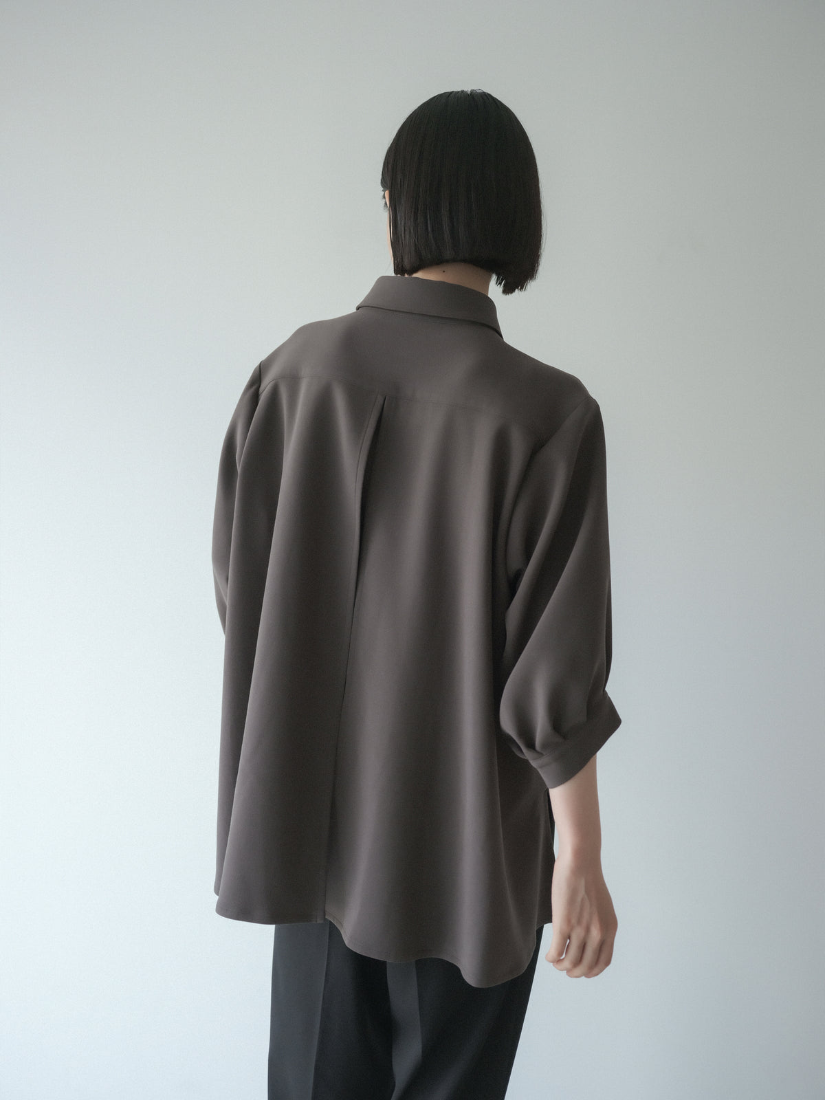 ≪在庫販売≫soft double cross blouse（ソフトダブルクロスブラウス