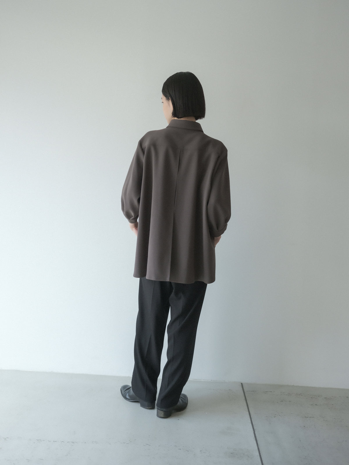 ≪在庫販売≫soft double cross blouse（ソフトダブルクロスブラウス