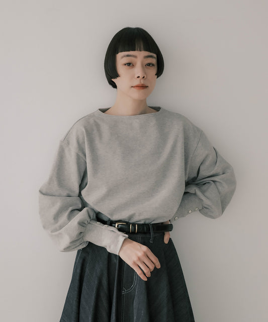 ≪予約販売≫foufou basque shirt（sode powan）（フーフーバスクシャツ - 袖ぽわん -）≪2023年9月8日15:00販売開始≫≪2023年11月上旬発送予定≫