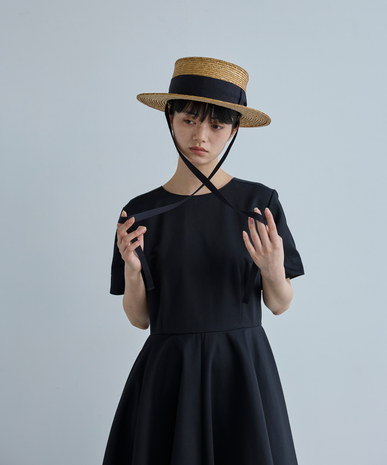 ≪通常販売≫foufou kankan boater（フーフー カンカン帽） – THE