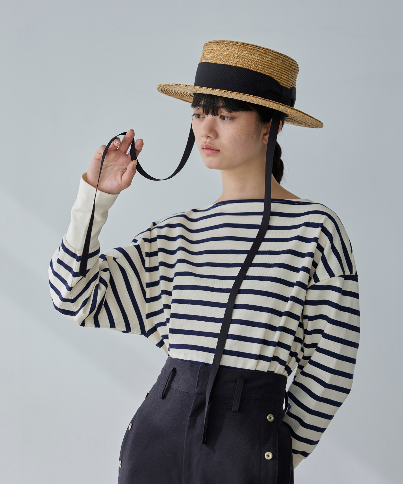≪通常販売≫foufou kankan boater（フーフー カンカン帽） – THE