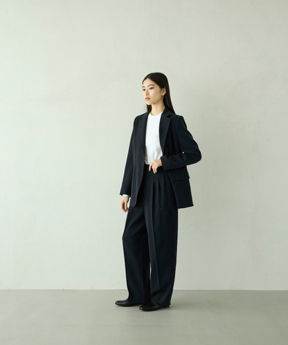 ≪通常販売≫toro tuck slacks（トロタックスラックス）- ネイビー -