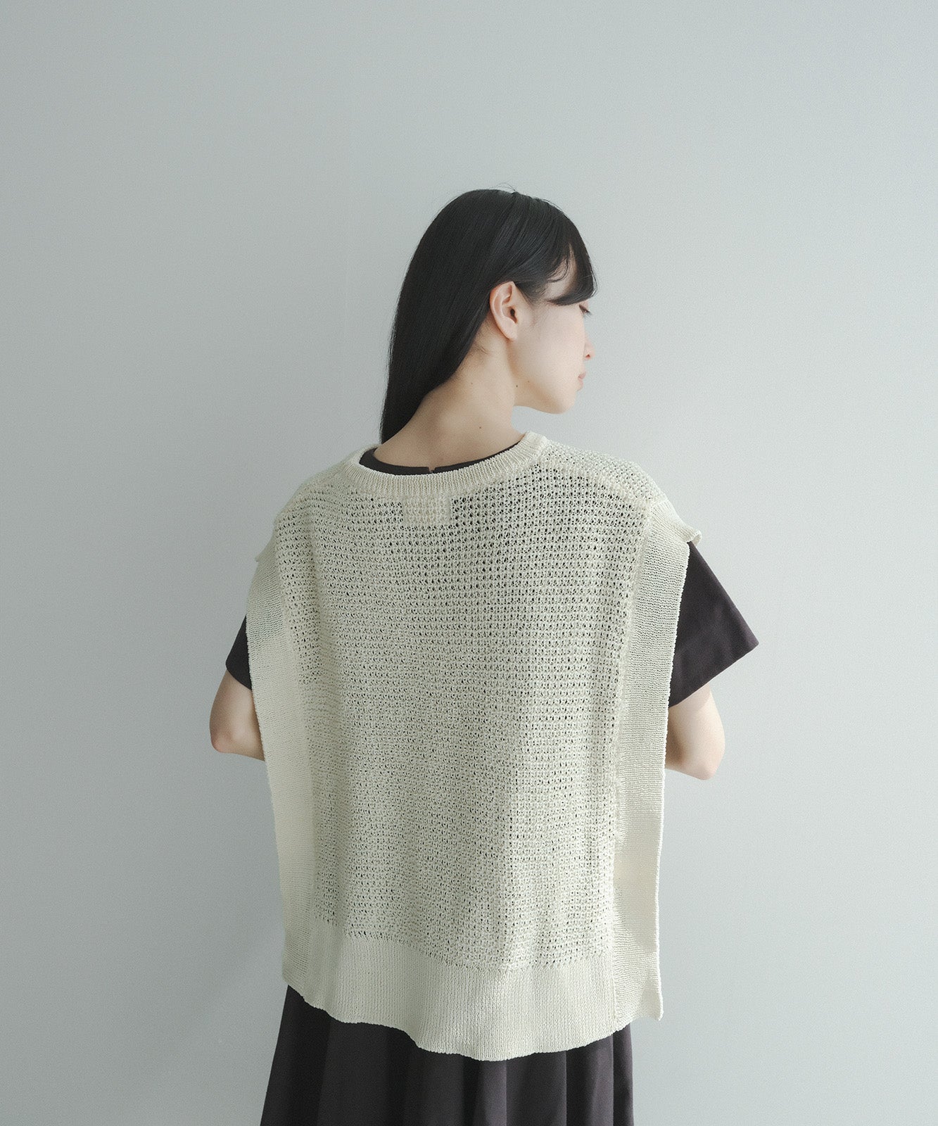 ≪在庫販売≫washi knit best（和紙ニットベスト） – THE MUSEUM foufou