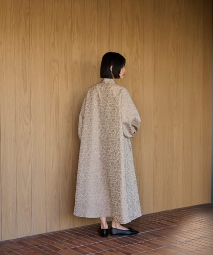 ≪通常販売≫jacquard button down one piece（ジャカードボタンダウンワンピース）