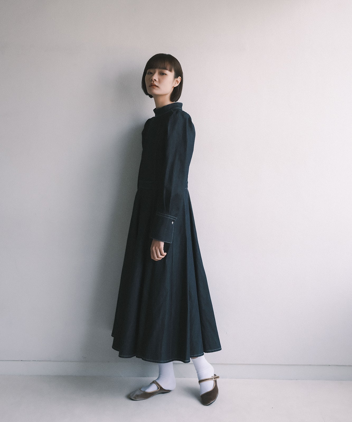 ≪予約販売≫denim classical dress（デニムクラシカルドレス）≪2023年9月29日15:00販売開始≫≪2023年12月下旬以降発送予定≫