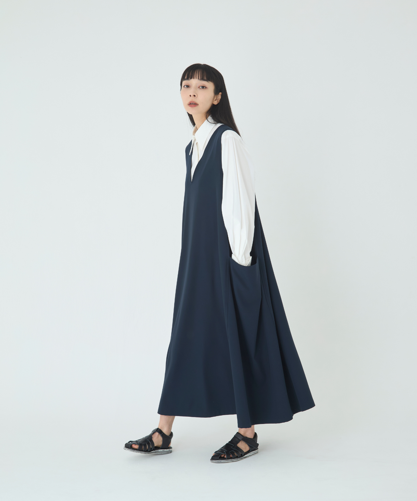 ≪通常販売≫2way toro jumper skirt （2way トロジャンパースカート）