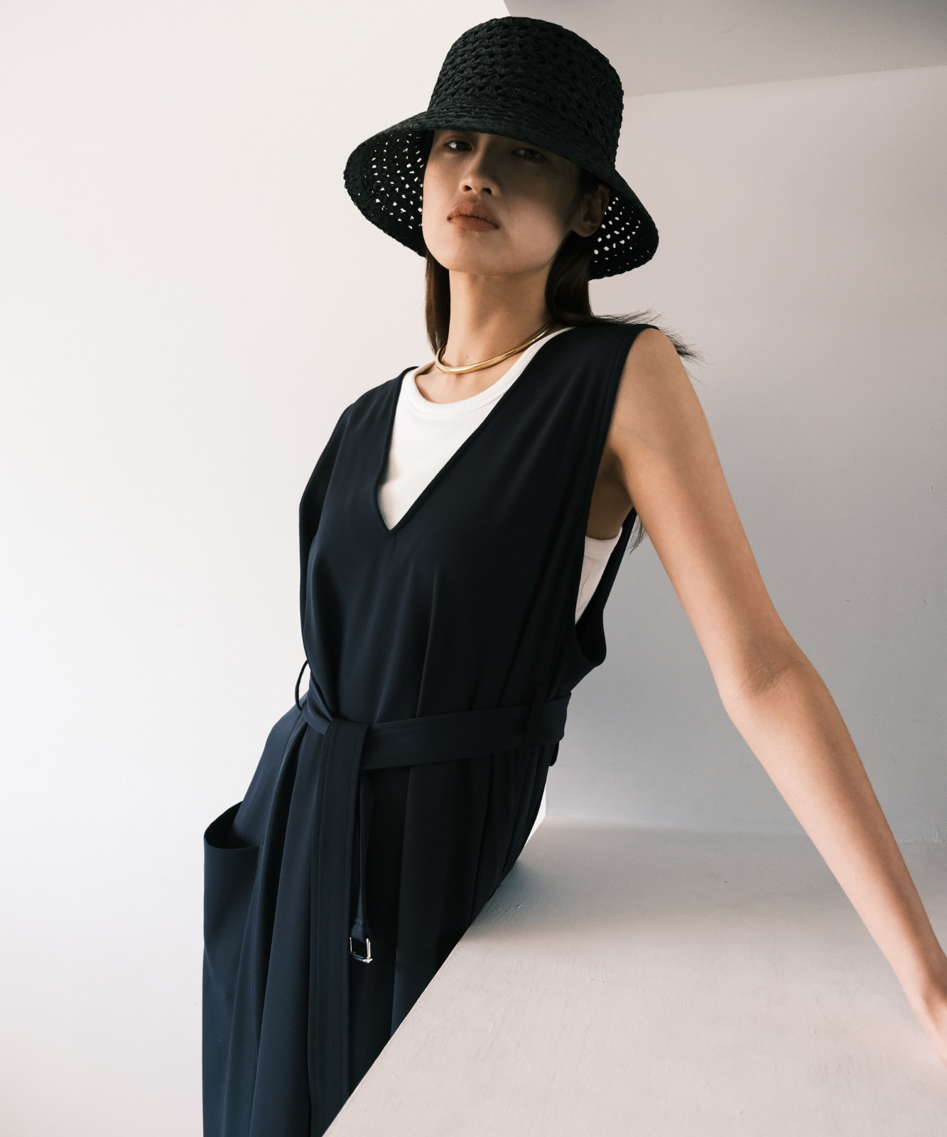 bow.a ボウエー ワンピース ジャンパースカート bow.a ボウエー ワンピース ジャンパースカート