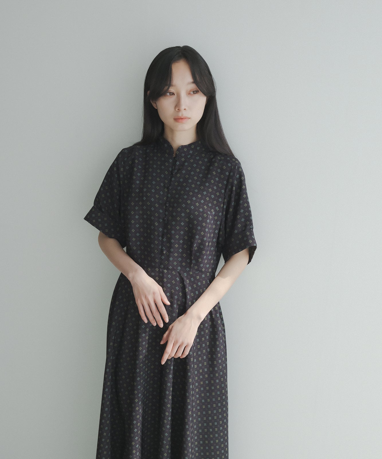 ≪在庫販売≫matte crepe de china one piece（マットクレープデチャイナワンピース）≪2023年5月17日21:00販売開始≫