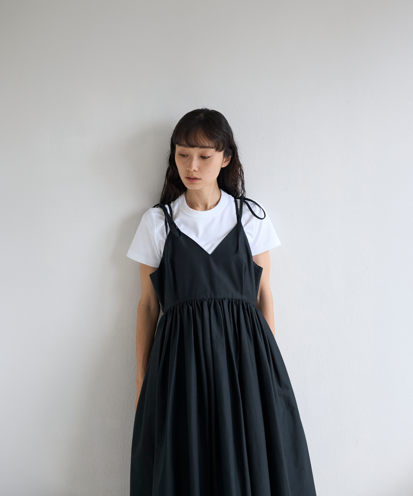 ≪通常販売≫【THE DRESS #42】gather camisole dress（ギャザーキャミソールワンピース）≪2026年8月7日12:00販売開始≫