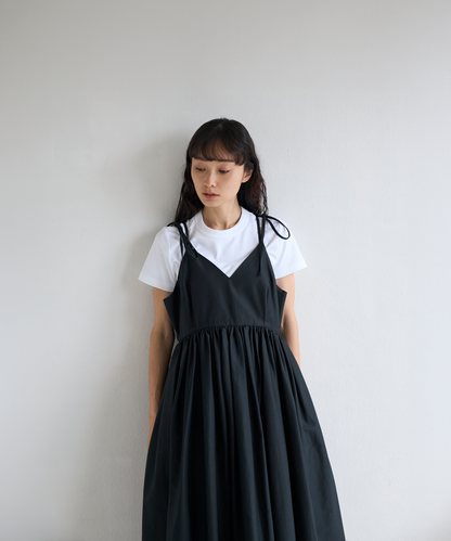 ≪通常販売≫【THE DRESS #42】gather camisole dress（ギャザーキャミソールワンピース）≪2026年8月7日12:00販売開始≫