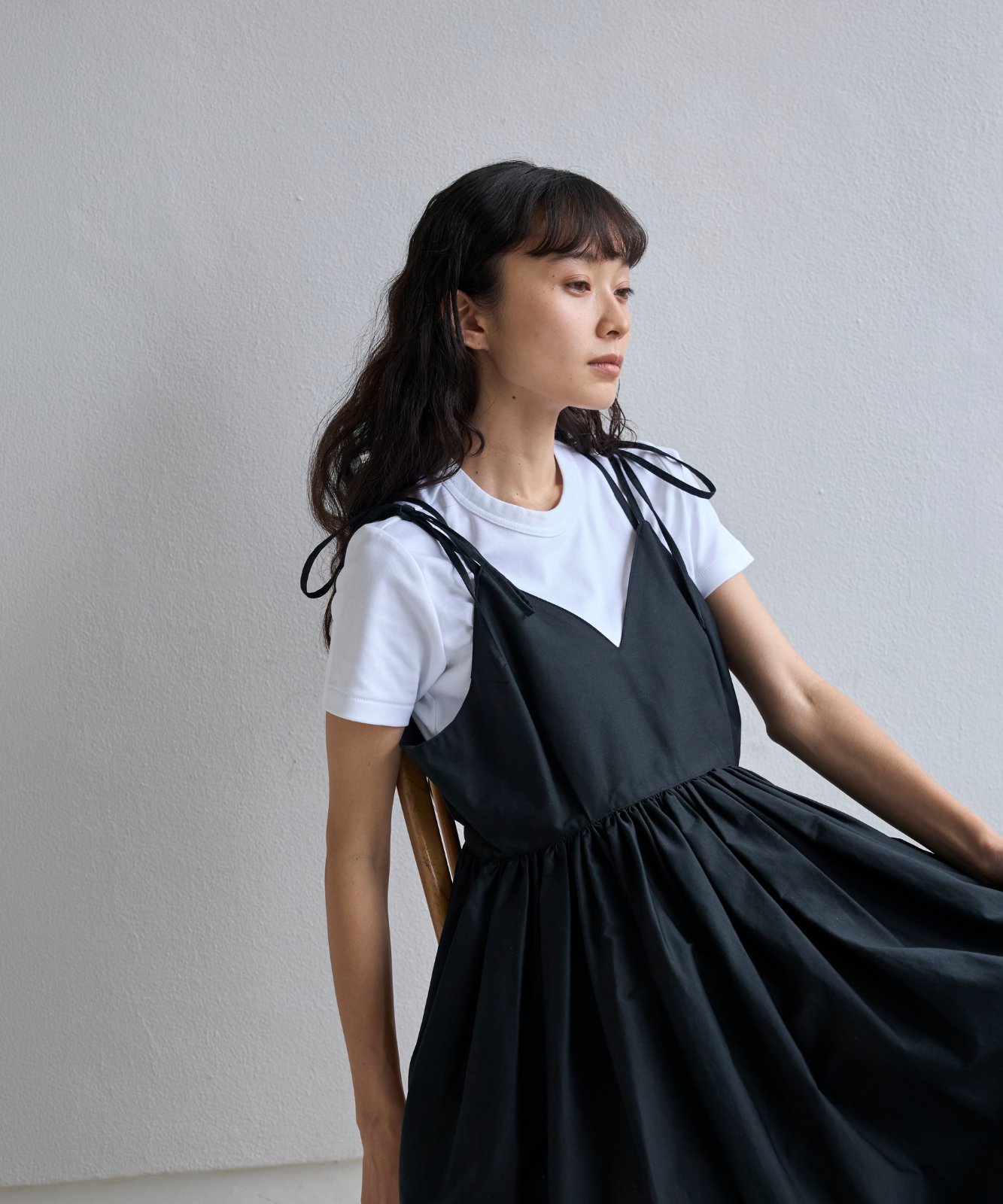 ≪通常販売≫【THE DRESS #42】gather camisole dress（ギャザーキャミソールワンピース）≪2026年8月7日12:00販売開始≫