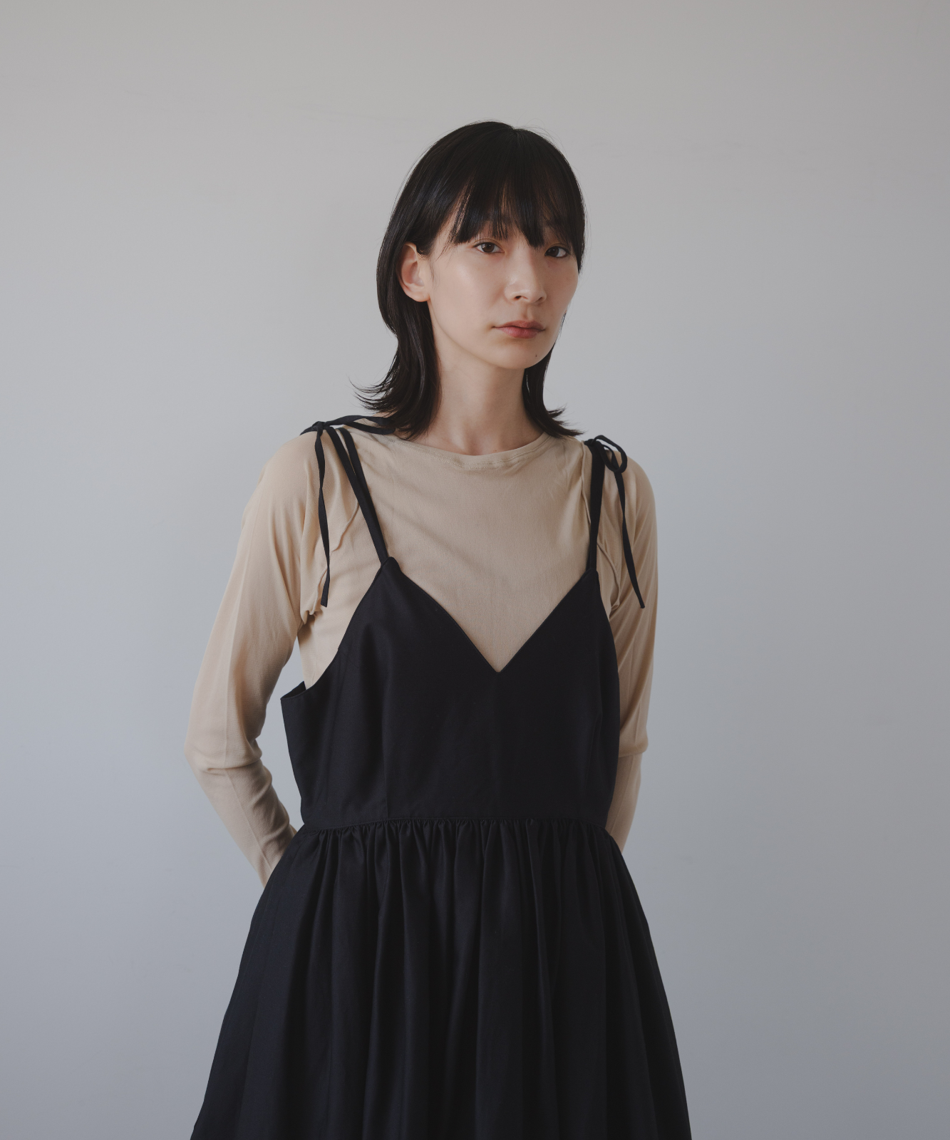 ≪通常販売≫【THE DRESS #42】gather camisole dress（ギャザー