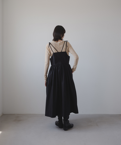 ≪通常販売≫【THE DRESS #42】gather camisole dress（ギャザーキャミソールワンピース）
