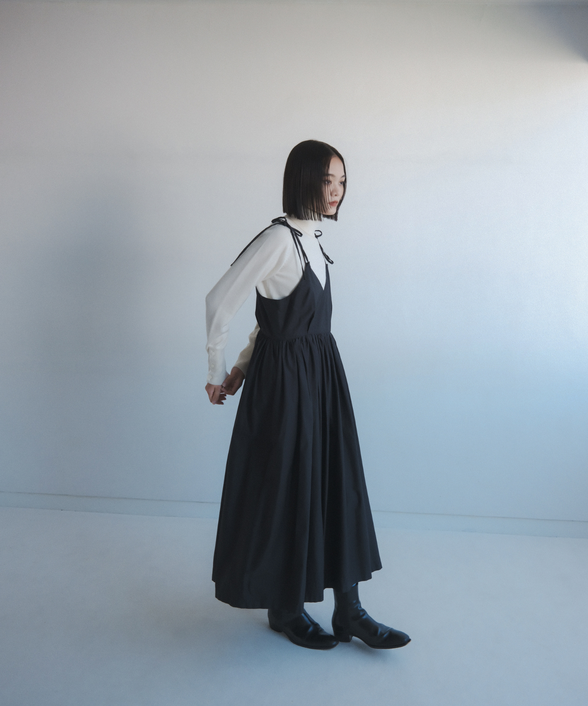 ≪通常販売≫【THE DRESS #42】gather camisole dress(ギャザー ≪通常販売≫【THE DRESS #42】gather camisole dress(ギャザー