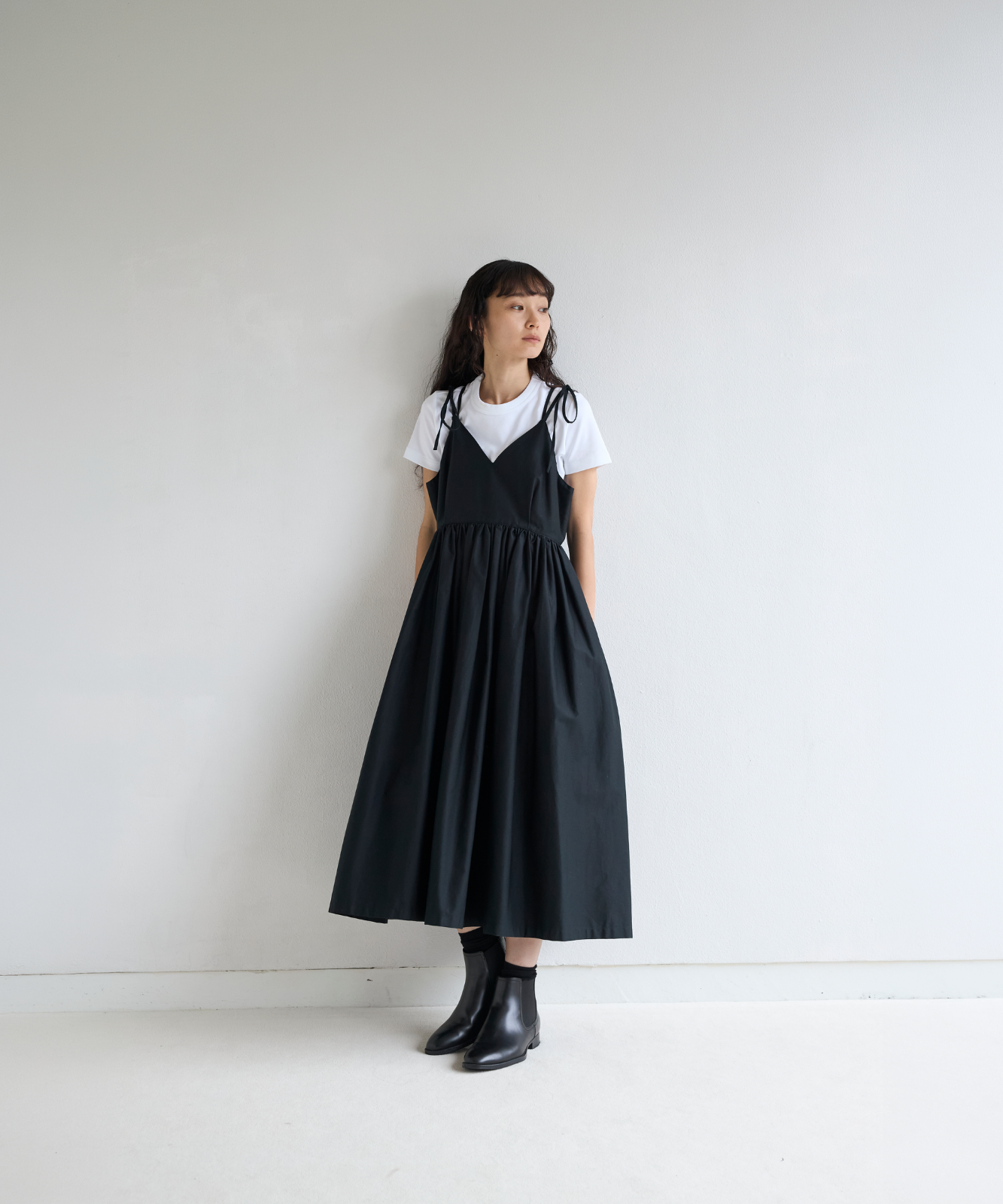 ≪通常販売≫【THE DRESS #42】gather camisole dress（ギャザーキャミソールワンピース）≪2026年8月7日12:00販売開始≫