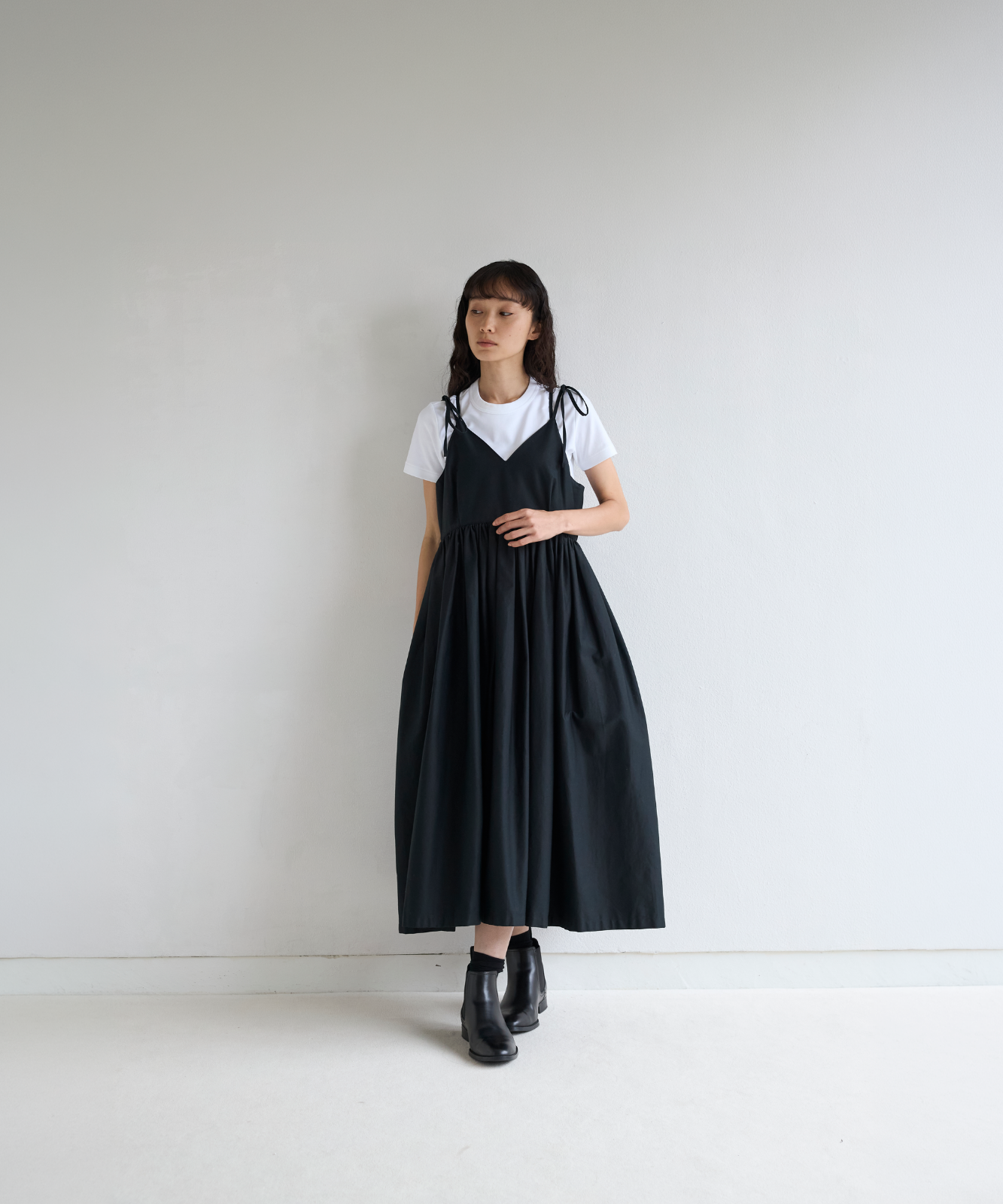 ≪通常販売≫【THE DRESS #42】gather camisole dress（ギャザーキャミソールワンピース）≪2026年8月7日12:00販売開始≫